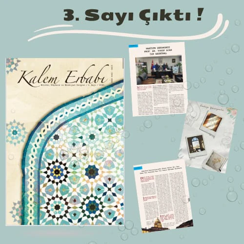 Fakültemiz Öğrenci Dergisi Kalem Erbabı'nın 3. Sayısı Yayında